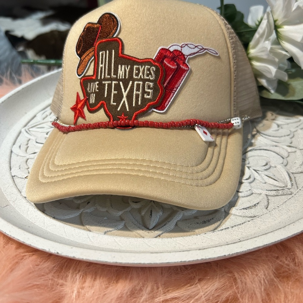 All My Exes Trucker Hat and chain